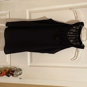 Black lace top halter by Pixley - size small